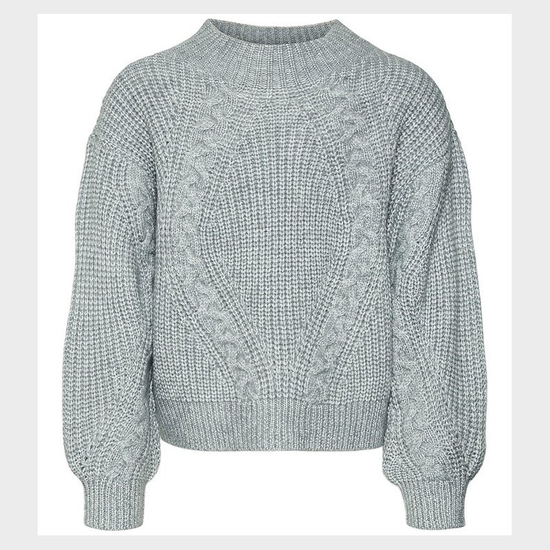 Vero Moda Girl Bluse - Strik - VmVarna - Light Grey Melange