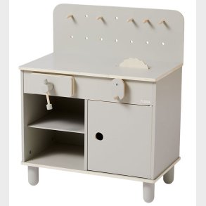 Flexa Play V�rkt�jsb�nk - Tr� - Natural Grey