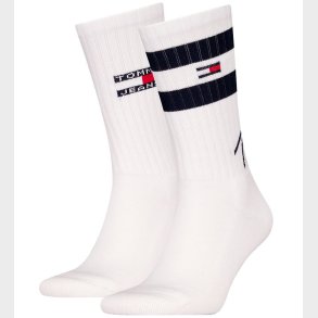 Tommy Hilfiger Strmper - 2-pak - Hvid