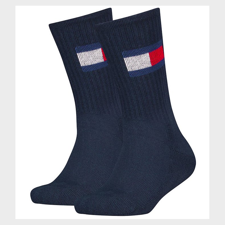 Tommy Hilfiger Str�mper - 2-pak - Navy