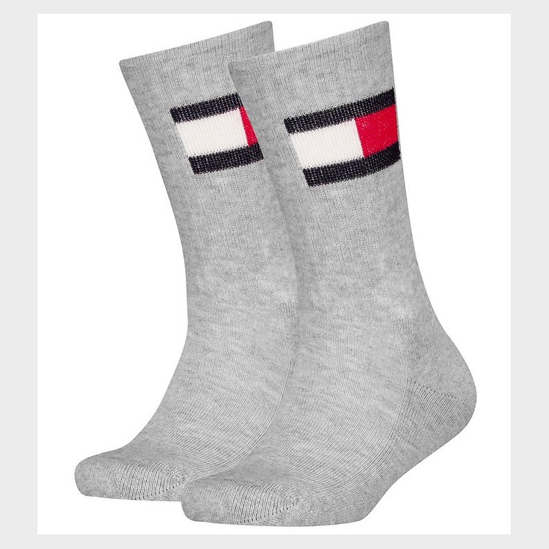 Tommy Hilfiger Strmper - 2-pak - Grey Melange