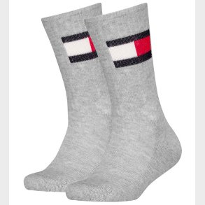 Tommy Hilfiger Strmper - 2-pak - Grey Melange