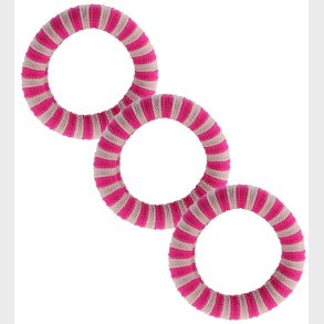 By Str Hrelastik - 3-pak - Ea - Lyserd/Pink Stribet