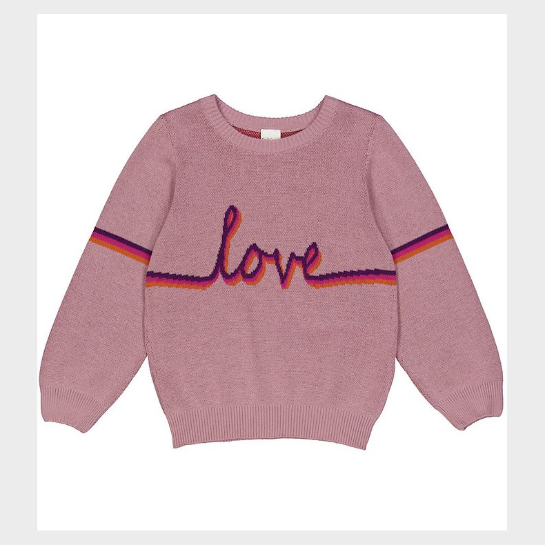 Freds World Bluse - Strik - Jacquard - Pink Haze