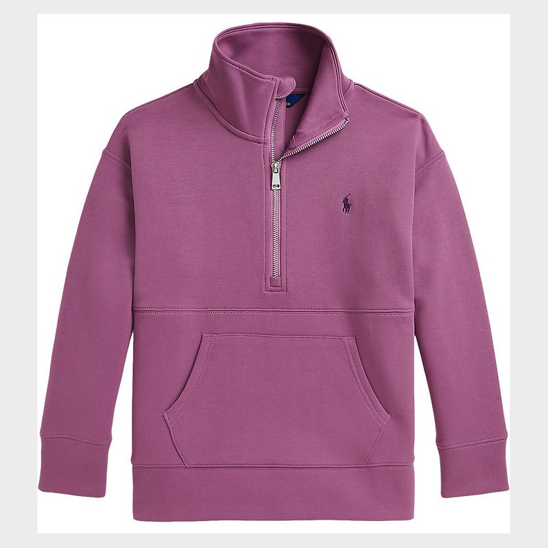 Polo Ralph Lauren Bluse m. Lynl�s - Lilla