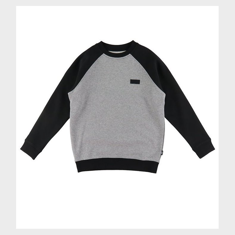 Vans Sweatshirt - Core Basic Raglan - Sort/Cement Heather