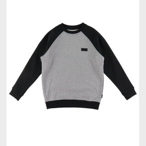 Vans Sweatshirt - Core Basic Raglan - Sort/Cement Heather