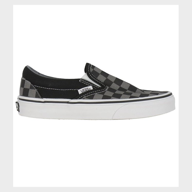 Vans Sko - Classic Slip-On - Checkerboard - Sort/Pewter