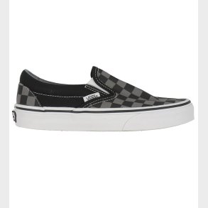 Vans Sko - Classic Slip-On - Checkerboard - Sort/Pewter