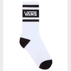 Vans Strmper - Drop V Logo Crew - Hvid/Sort