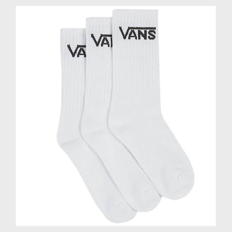 Vans Strmper - 3-pak - Classic Crew - Rox White