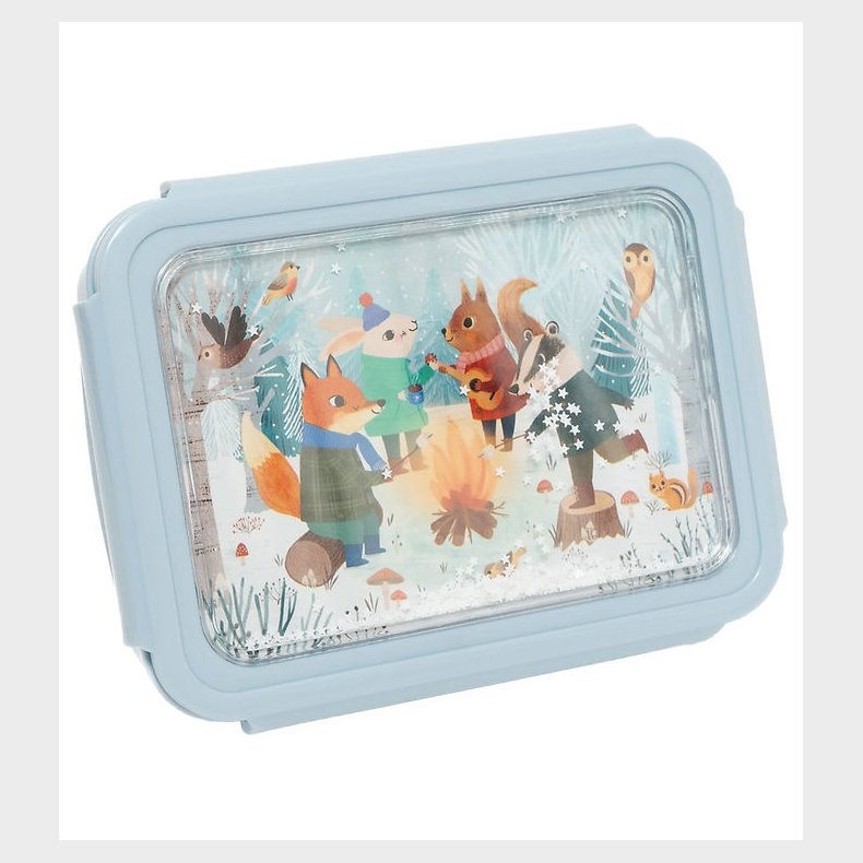 Petit Monkey Madkasse - Bento - Bonfire Animals White Stars
