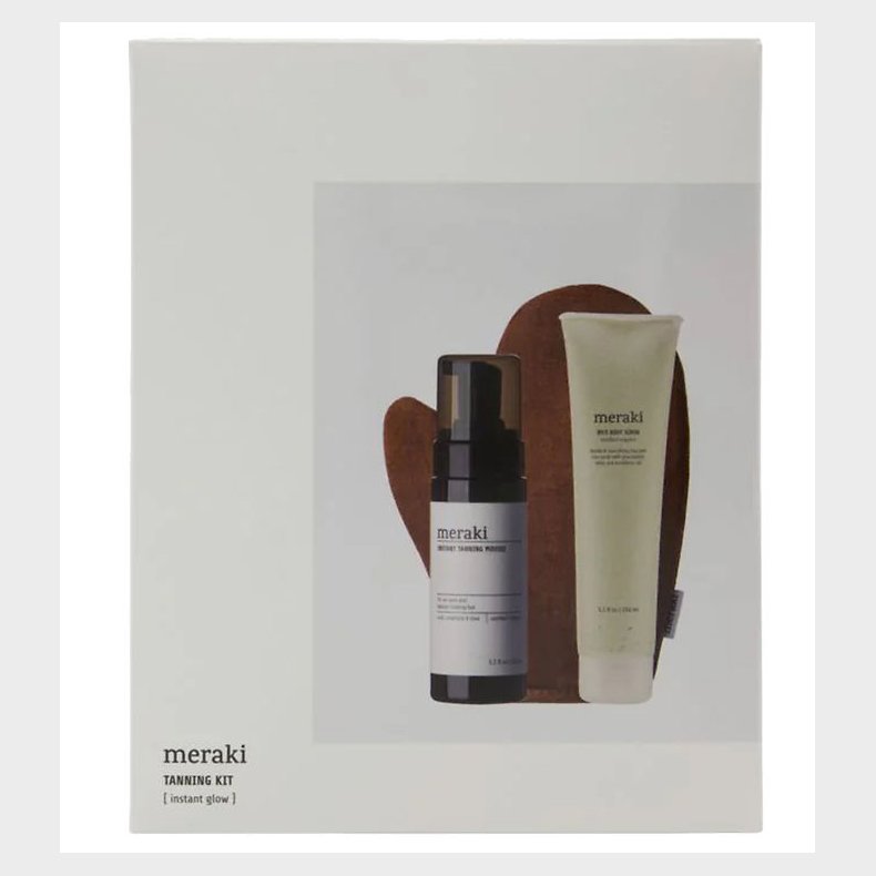 Meraki Gaveske - Body Scrub & Tanning Kit m. Handske