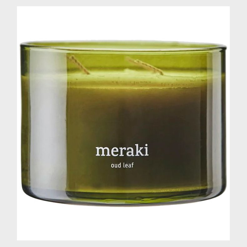 Meraki Duftlys - 340g - Oud Leaf