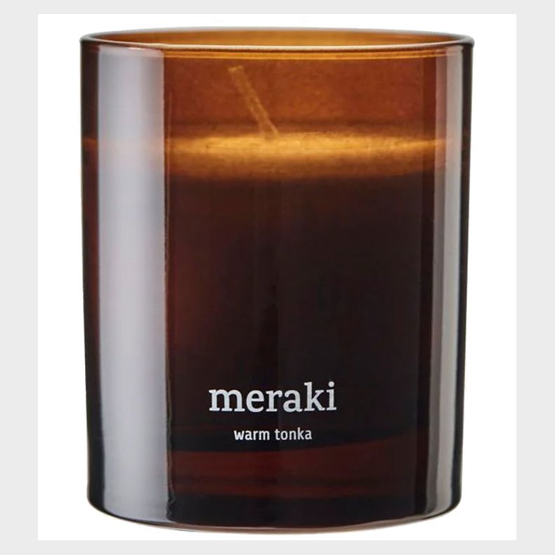 Meraki Duftlys - 200g - Dark Wood