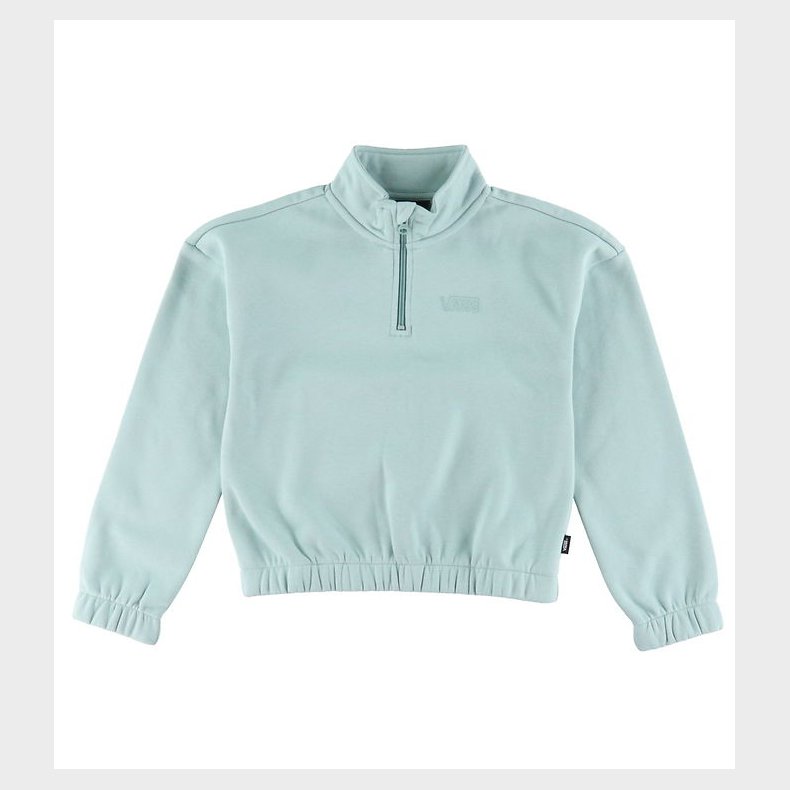 Vans Sweatshirt - Half Zip Mock - Gray Mist