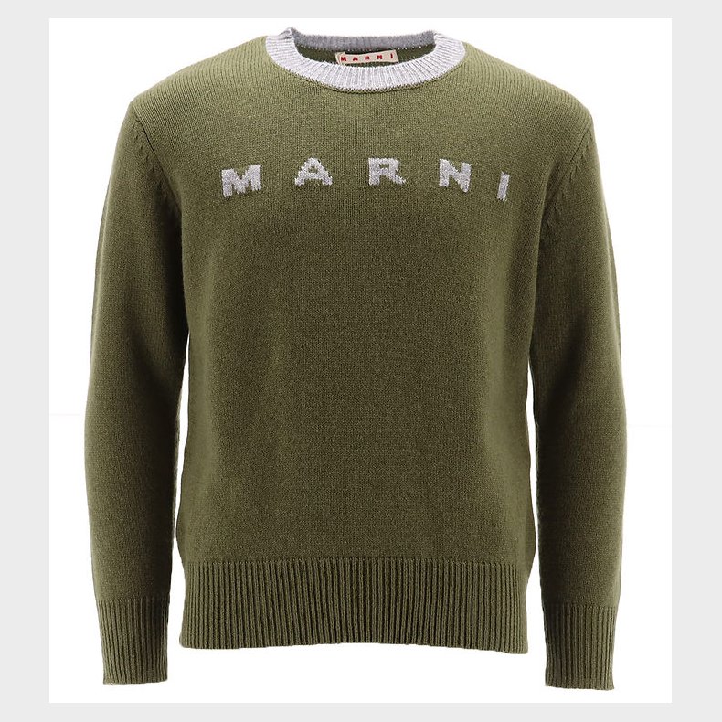 Marni Bluse - Uld - Deep Lichen Green