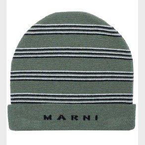 Marni Hue - Strik - Deep Lichen Green m. Striber