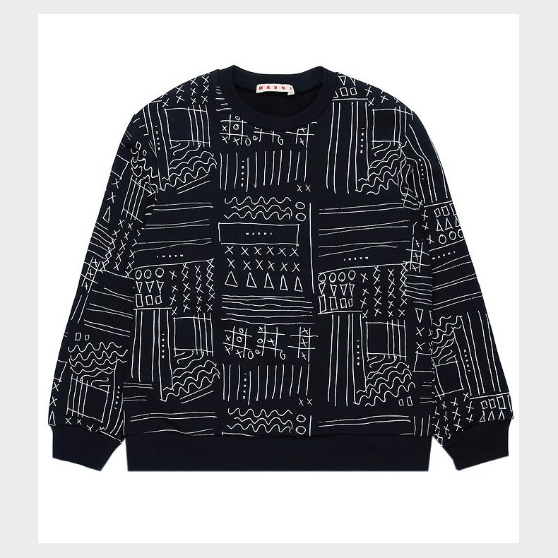 Marni Sweatshirt - Sort/Hvid