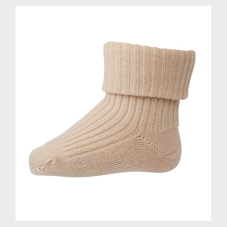 MP Strmper - Uld - Rib - Ecru