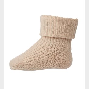 MP Strmper - Uld - Rib - Ecru