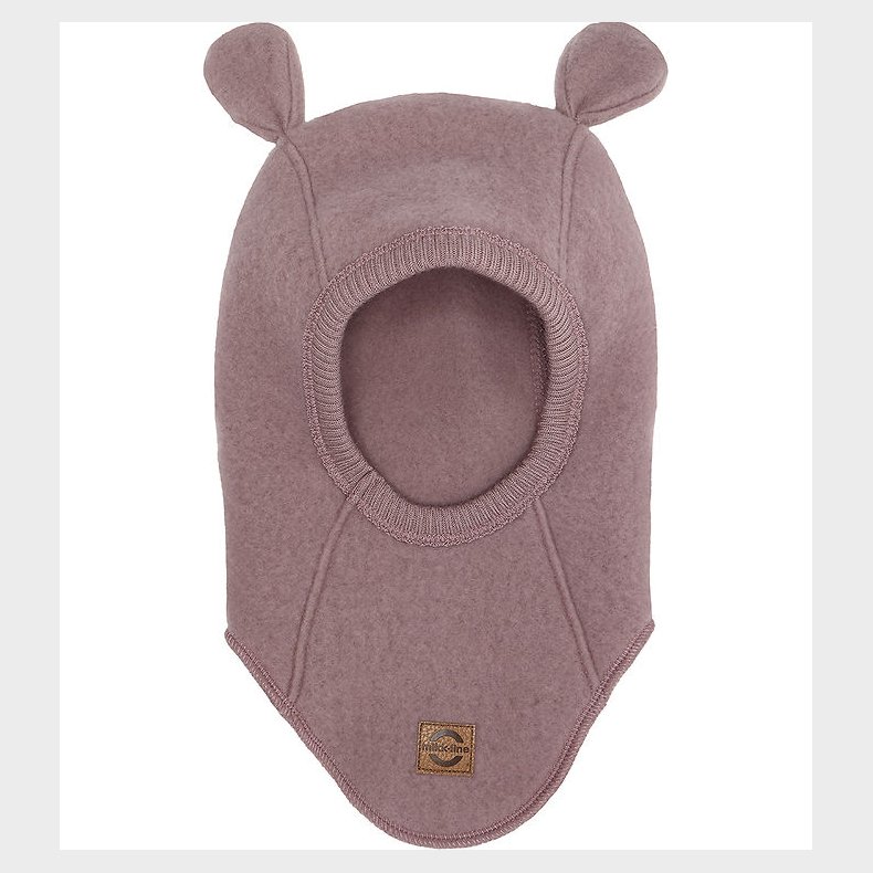 Mikk-Line Elefanthue m. re - Uld - 1-Lags - Twilight Mauve