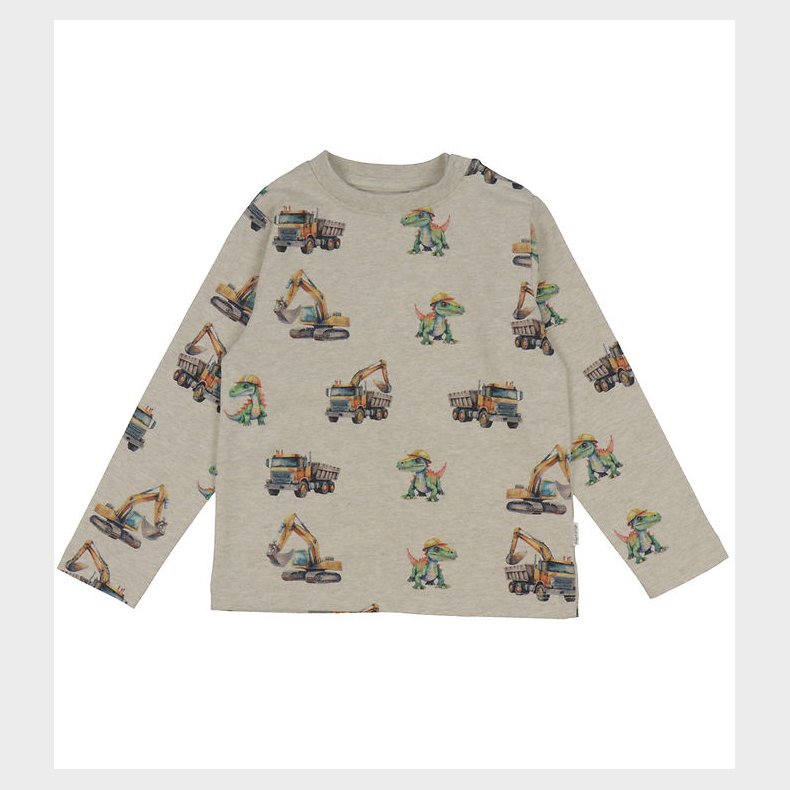 Minymo Bluse - Beige Melange