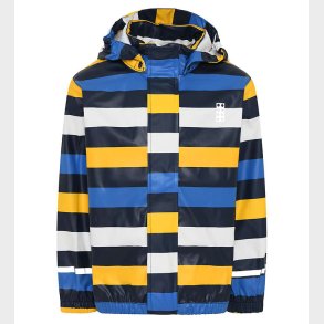 LEGO® Wear Regnjakke - PU - LWJonathan 102 - Bl� m. Striber
