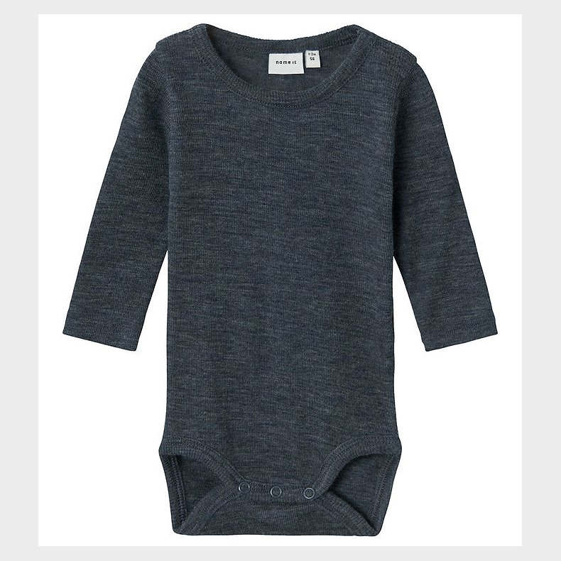 Name It Body l/ - Uld - Rib - NbmWossa - Ombre Blue