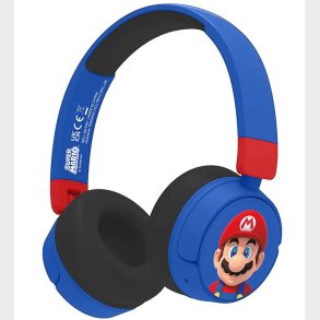 OTL Hretelefoner - Super Mario - On-Ear Kids - Wireless - Bl/R