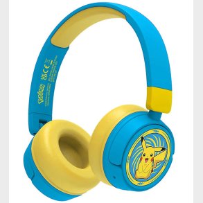 OTL Hretelefoner - Pokemon - On-Ear Kids - Wireless - Bl/Gul
