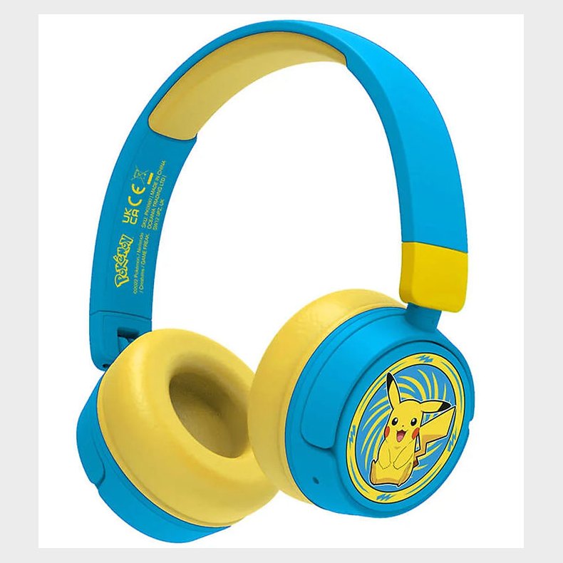 OTL Hretelefoner - Pokemon - On-Ear Kids - Wireless - Bl/Gul