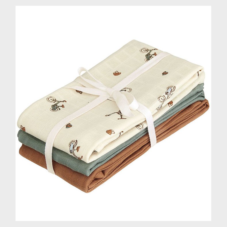 Cam Cam Stofbleer - 70x70 cm - 3-pak - Bicycles