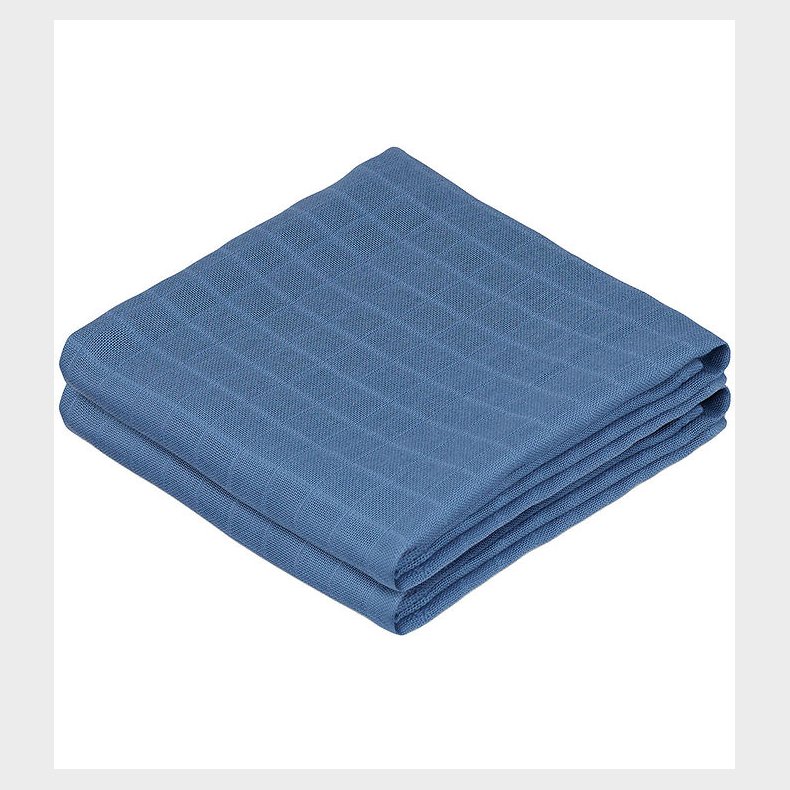 Cam Cam Stofbleer - 70x70 cm - 2-pak - Deep Blue