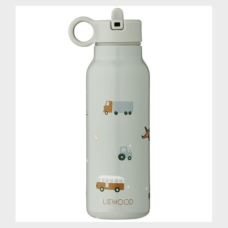 Liewood Drikkedunk - Falk - 350 ml - Vehicles/Dove Blue Mix