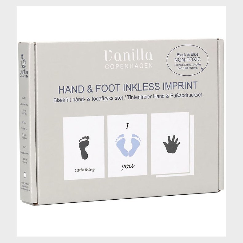 Vanilla Copenhagen H�nd- og Fodaftryks�t - Sort/Bl�