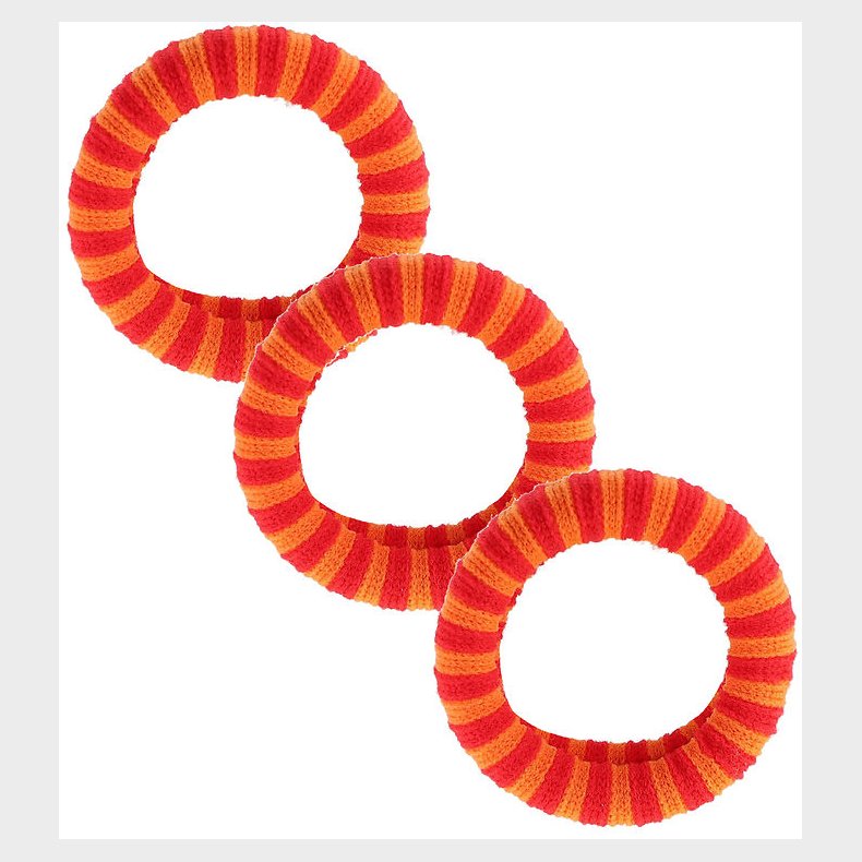 By Str Hrelastik - 3-pak - Ea - Orange/Rd Stribet