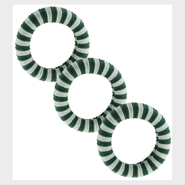 By Str Hrelastik - 3-pak - Ea - Flaskegrn/Salvie Stribet