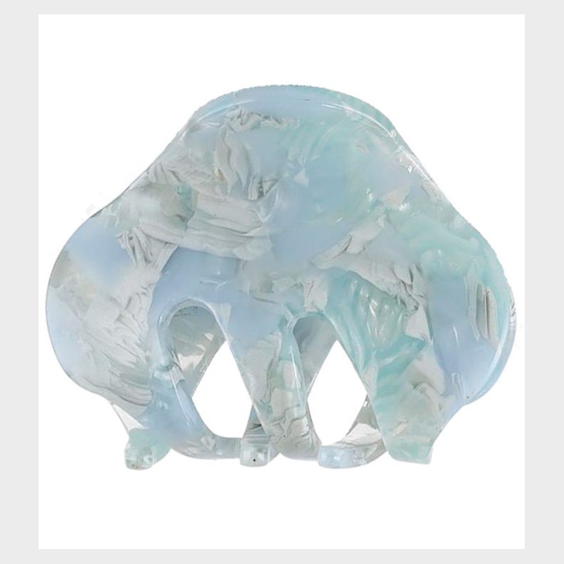 By Str Hrklemme - Saga - 5,5x4 cm - Bl Marmor