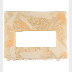 By Str Hrklemme - Silje - 6x4 cm - Champagne/Fersken Meleret