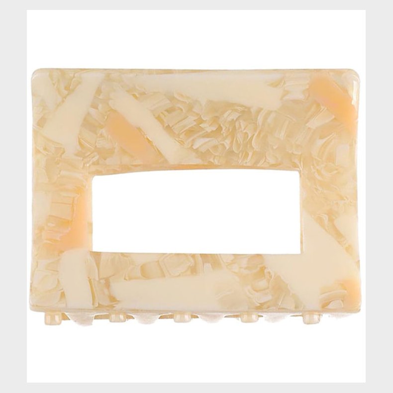 By Str Hrklemme - Silje - 6x4 cm - Champagne/Fersken Meleret