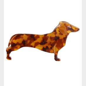 By Str Hrklemme - Gravhund - 9x4 cm - Brun