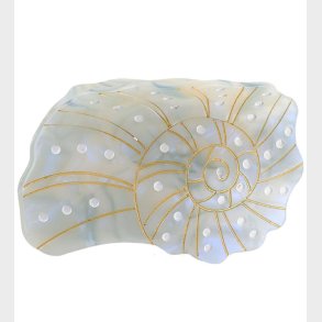 By Str Hrklemme - Strandskal - 8x5 cm - Lysebl