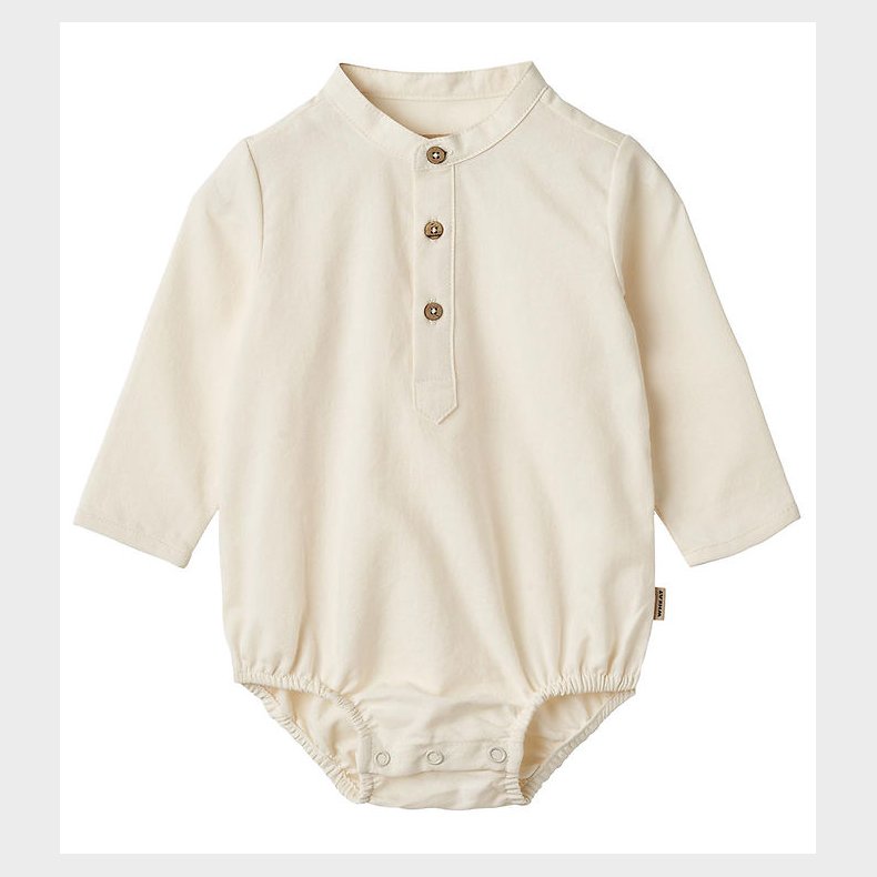 Wheat Skjortebody l/ - Victor - Eggshell