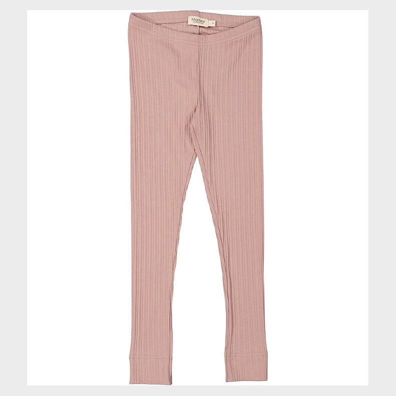 MarMar Leggings - Rib - Modal - Light Plum