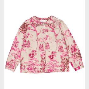 Christina Rohde Bluse - Gr m. Pink Print