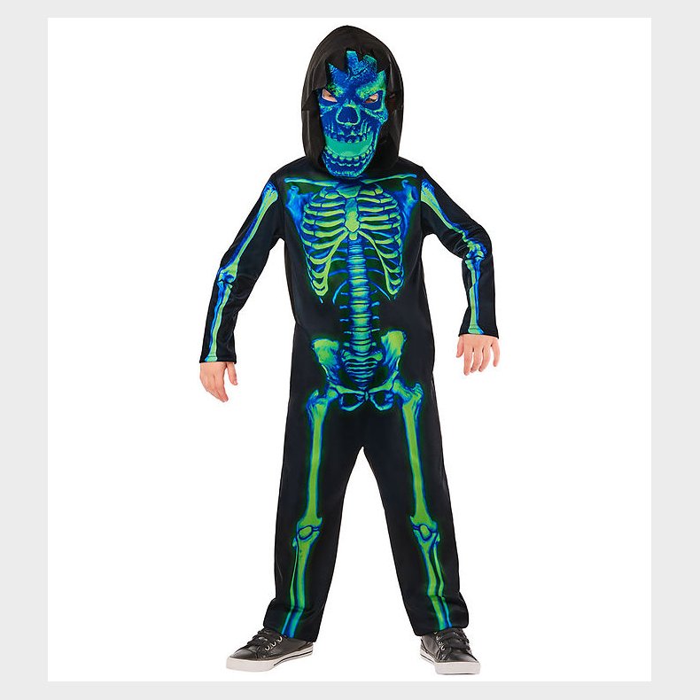 Rubies Udkl�dning - Neon Green Skeleton
