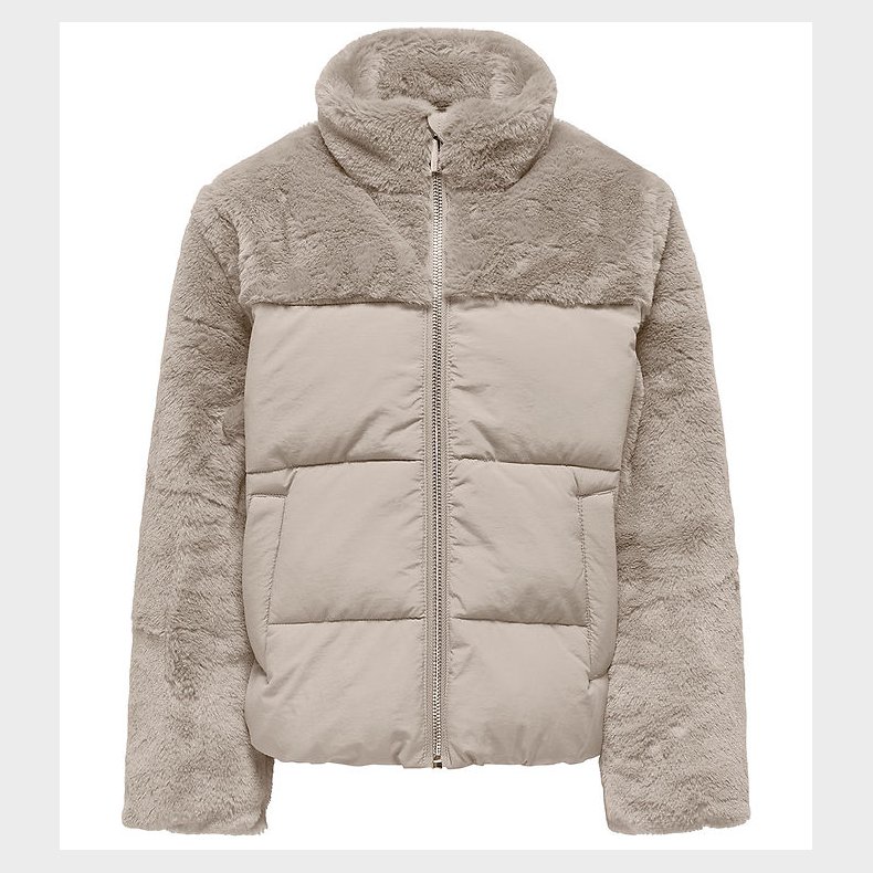 Kids Only Dynejakke - KogWanja - Moonbeam m. Imiteret Pels