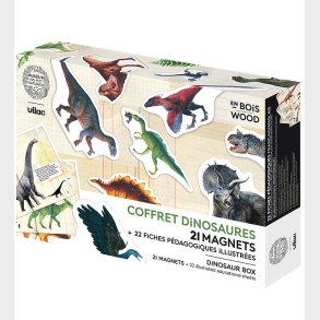 Vilac Magneter - 21 stk. - Dinosaurer fra Naturhistorisk Museum