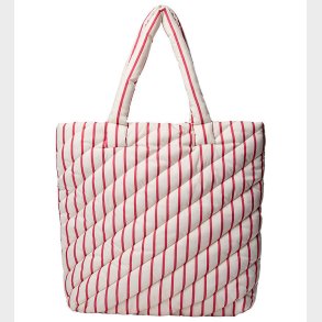 Sofie Schnoor Shopper - Off White/Berry Striped